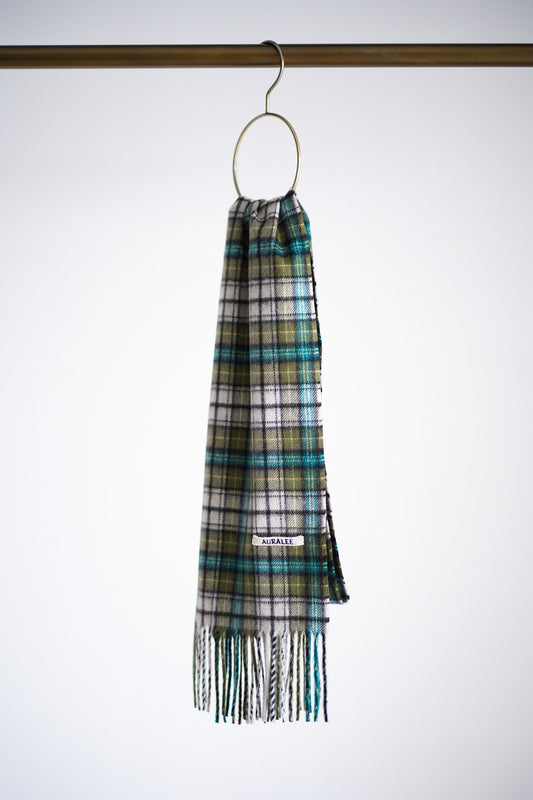 CASHMERE CHECK LONG STOLE