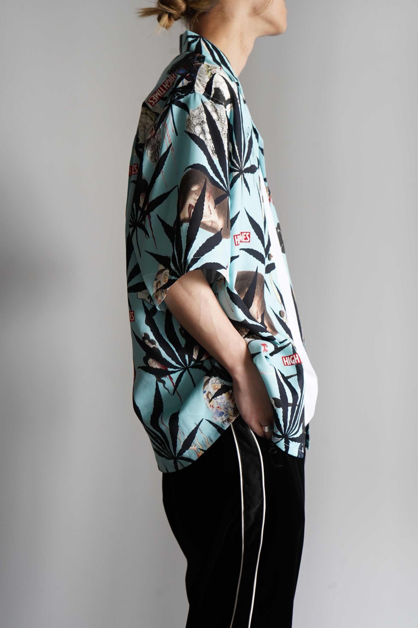 HIGHTIMES / S/S HAWAIIAN SHIRT ( TYPE-2 )