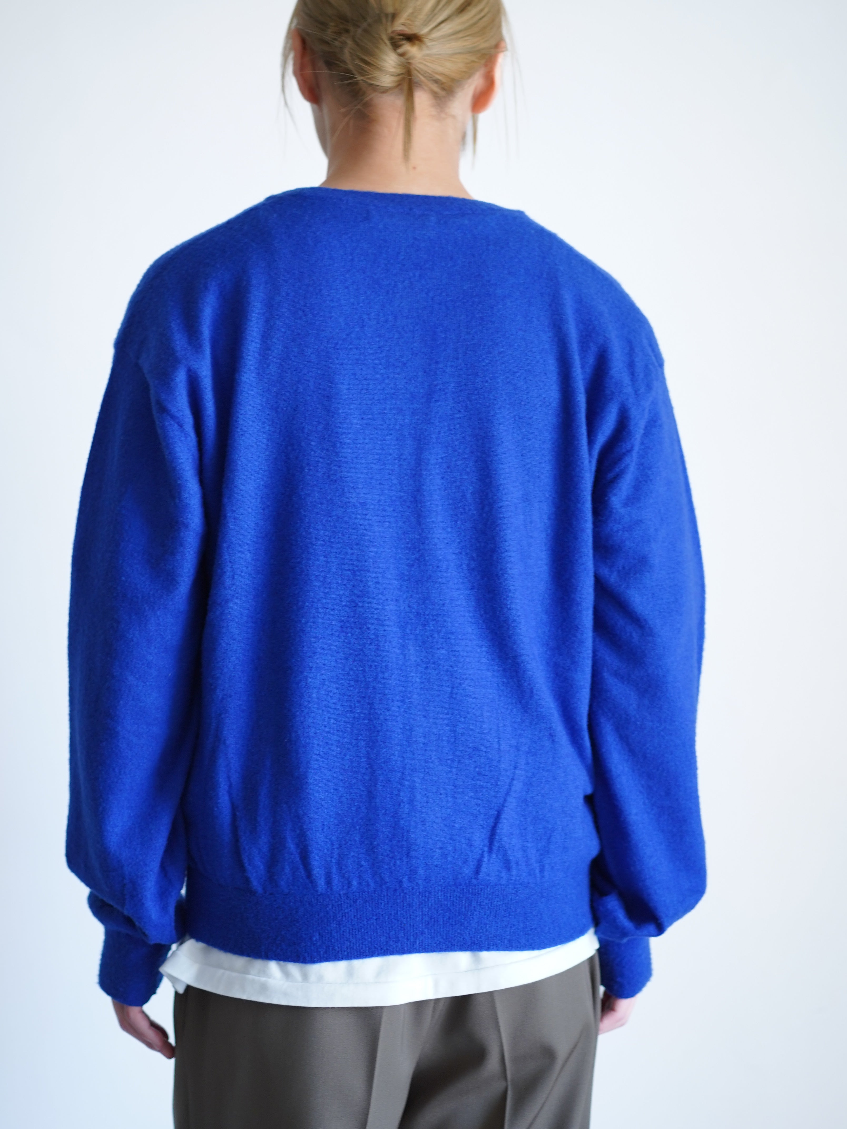 AURALEE | BRUSHED CASHMERE COTTON CARDIGAN – イデアル公式