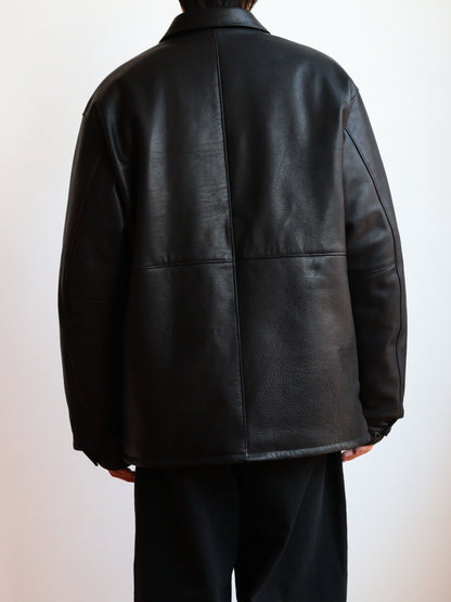 US2515 / LEATHER COACH JACKET