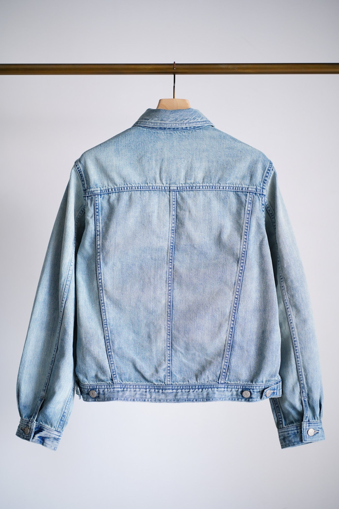 FADED SELVEDGE LIGHT DENIM BLOUSON