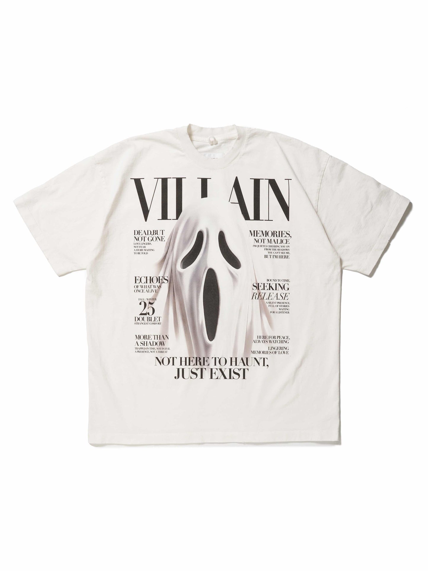 VILLAIN COVER PRINT T-SHIRT