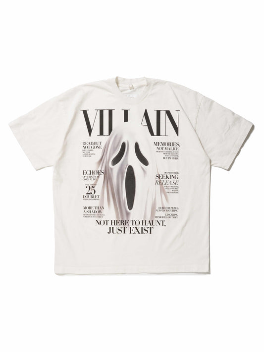 VILLAIN COVER PRINT T-SHIRT