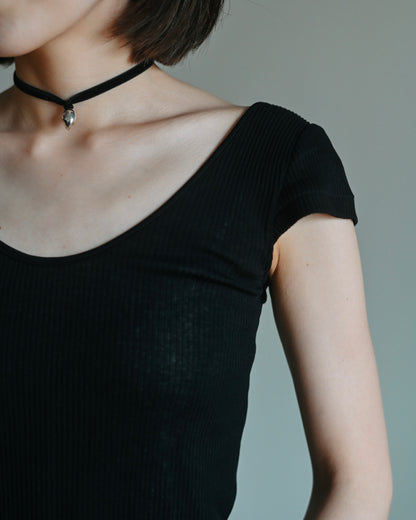 KAIA Two Way Scoop Cap Sleeve