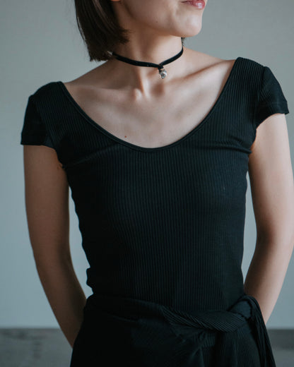 KAIA Two Way Scoop Cap Sleeve