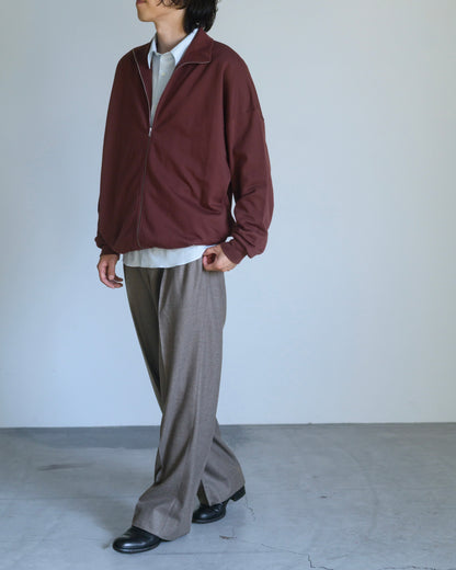 SUPER LIGHT WOOL TWO-TUCK SLACKS