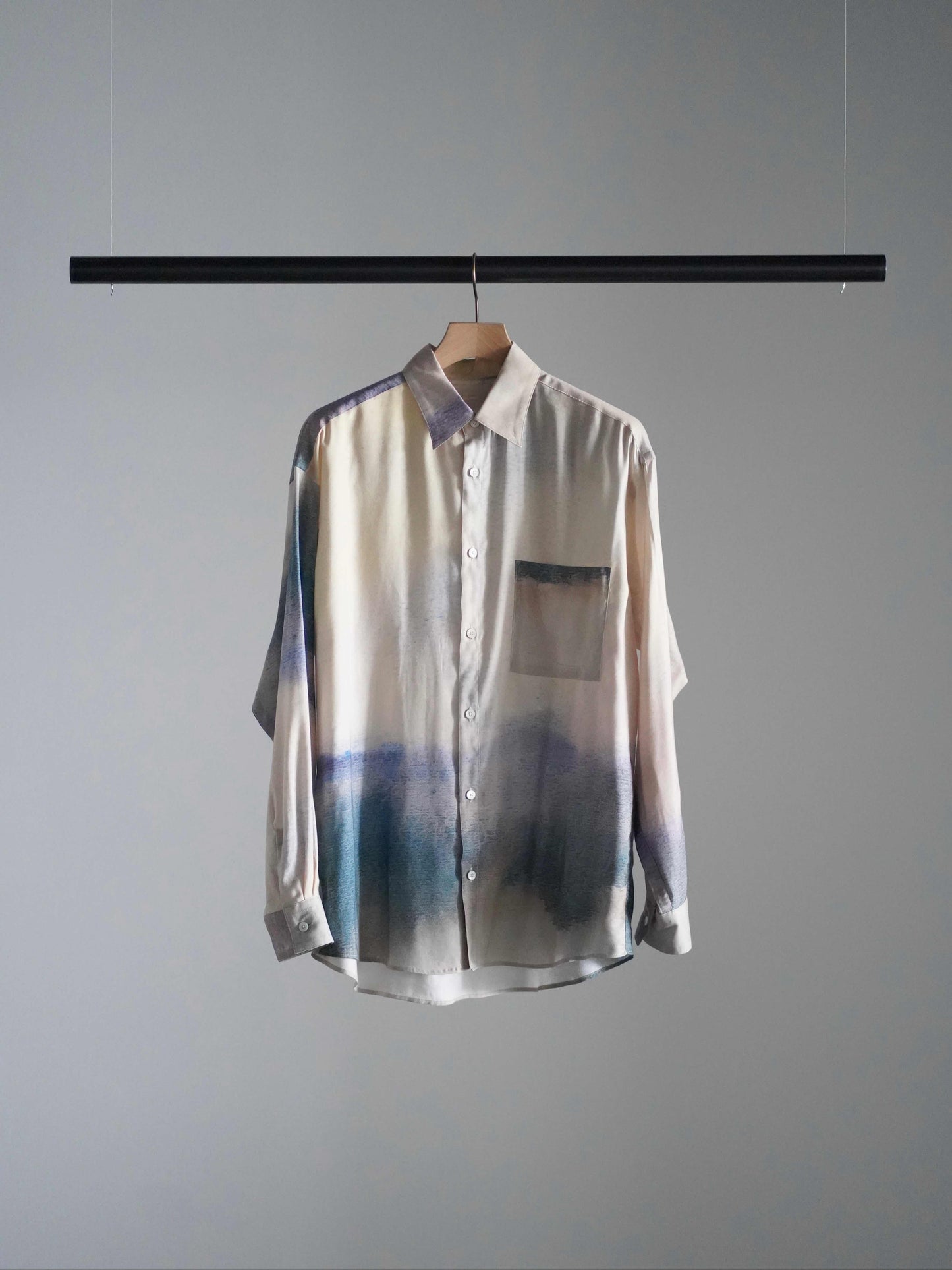 LANDSCAPE PRINTED REGULAR COLLAR SHIRT