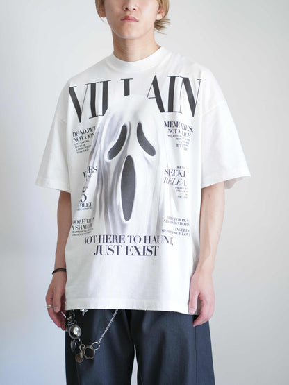VILLAIN COVER PRINT T-SHIRT