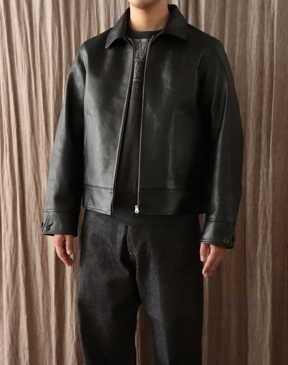 Lot.802 Cossack Leather Jacket