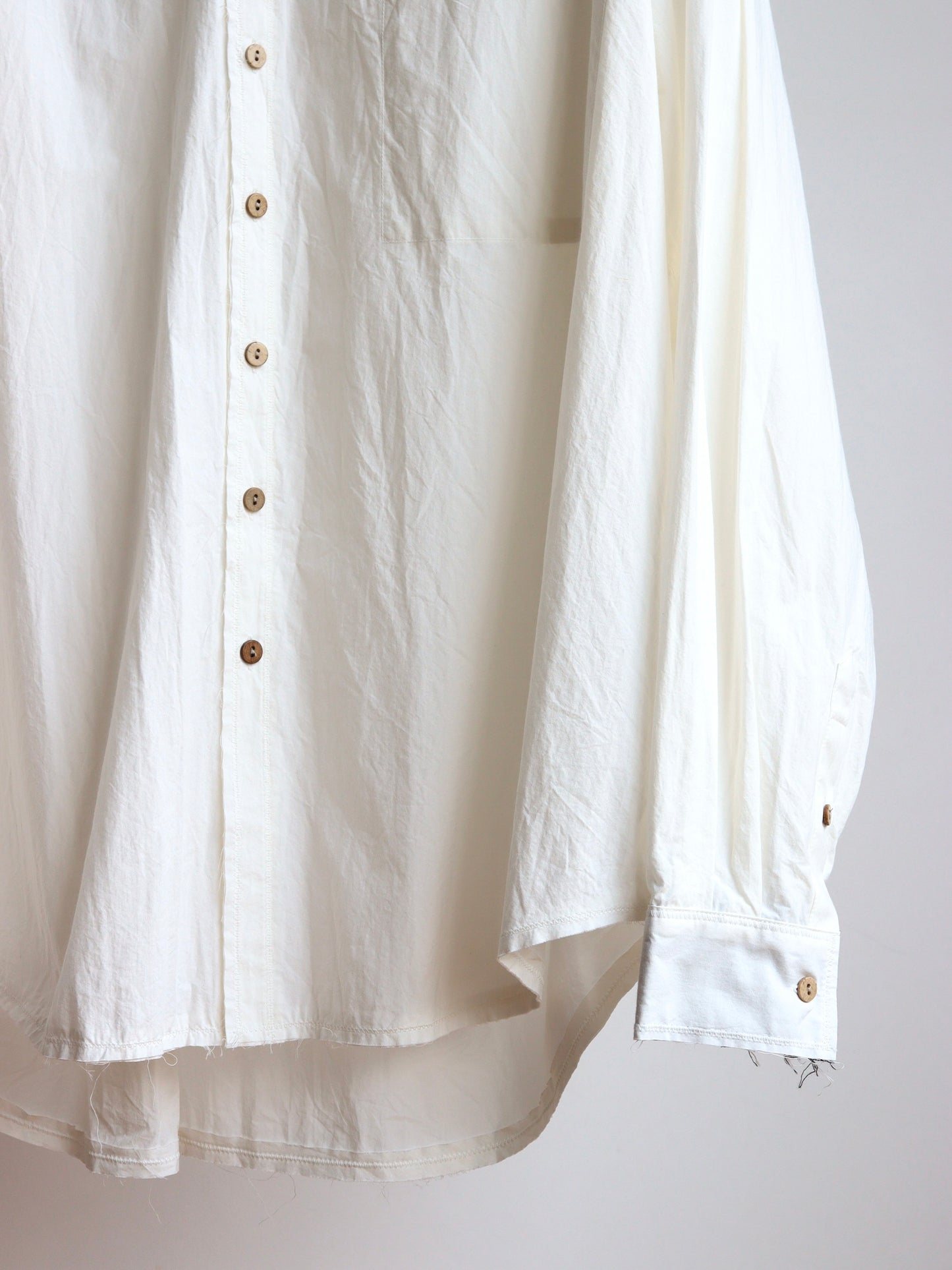cut off collar shirt