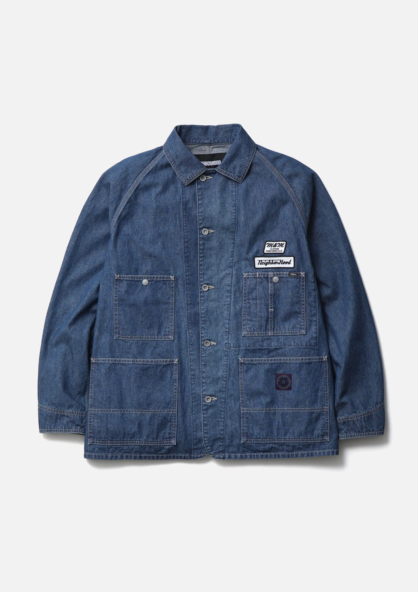 NH×M&M WASHED DENIM COVERALL JACKET