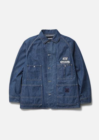 NH×M&M WASHED DENIM COVERALL JACKET