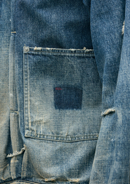 SAVAGE LW DENIM ZIP JACKET