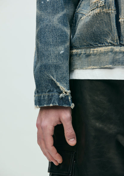 SAVAGE LW DENIM ZIP JACKET