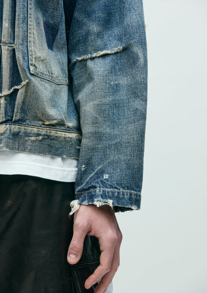 SAVAGE LW DENIM ZIP JACKET