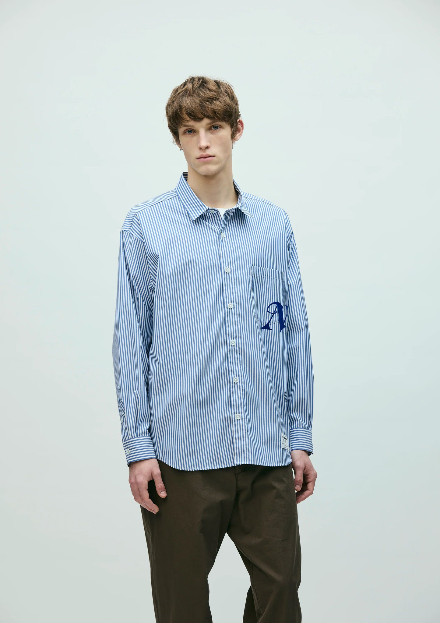 STRIPE SHIRT LS