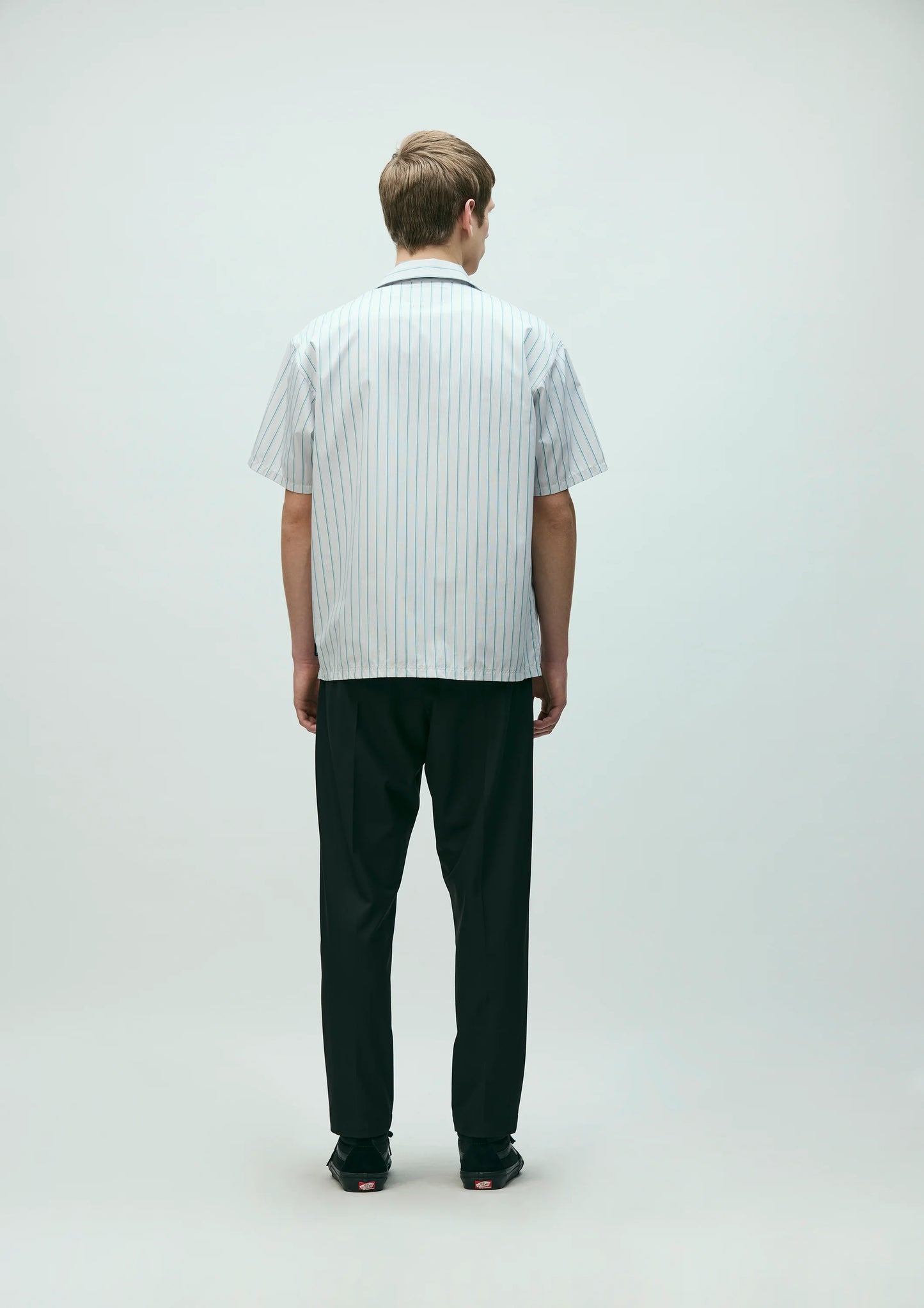 STRIPE WORK SHIRT SS