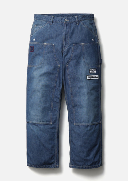 NH×M&M WASHED DENIM PAINTER PANTS