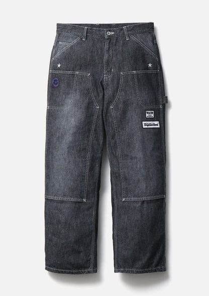 NH×M&M WASHED DENIM PAINTER PANTS