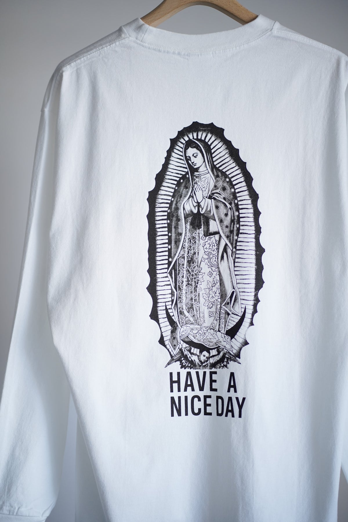 WASHED HEAVY WEIGHT CREW NECK LONG SLEEVE T-SHIRT ( TYPE-1 )