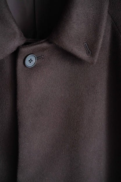 WOOL CASHMERE RAGLAN SLEEVE BALMACAAN COAT