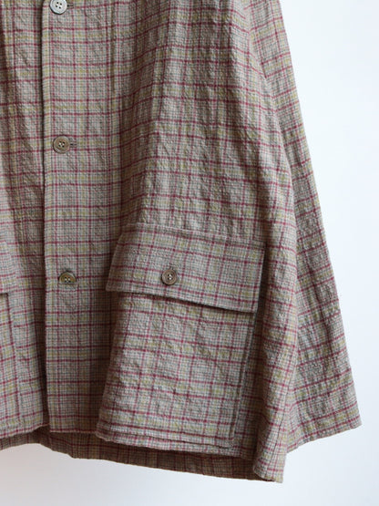3 buttons shirt jacket