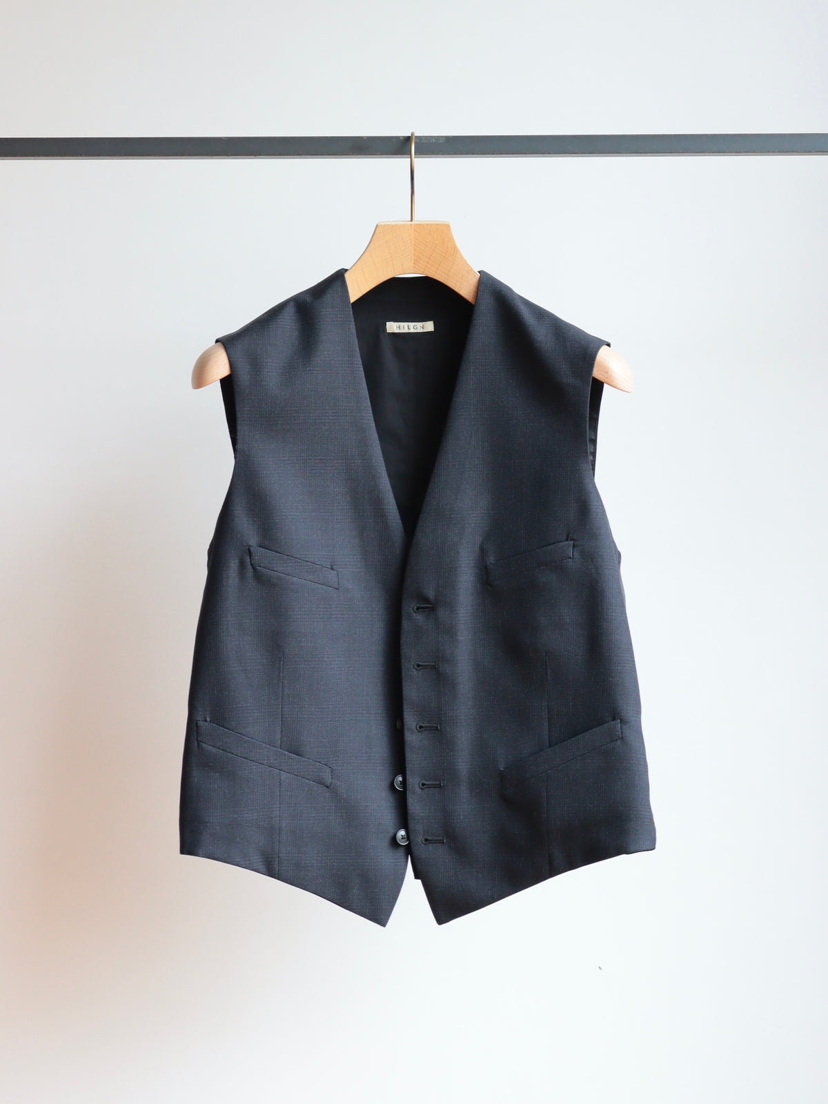 VEST001 SPENCER Glen check VEST