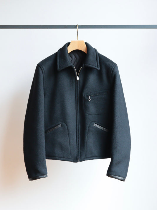 Lot.332 Leather-Piped Cuff Sports Jacket