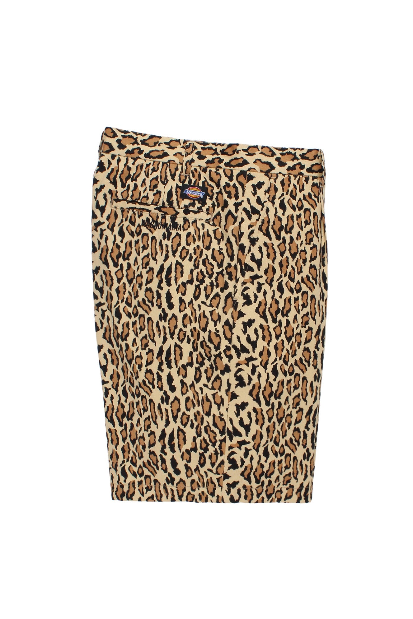 DICKIES / LEOPARD PLEATED SHORT TROUSERS