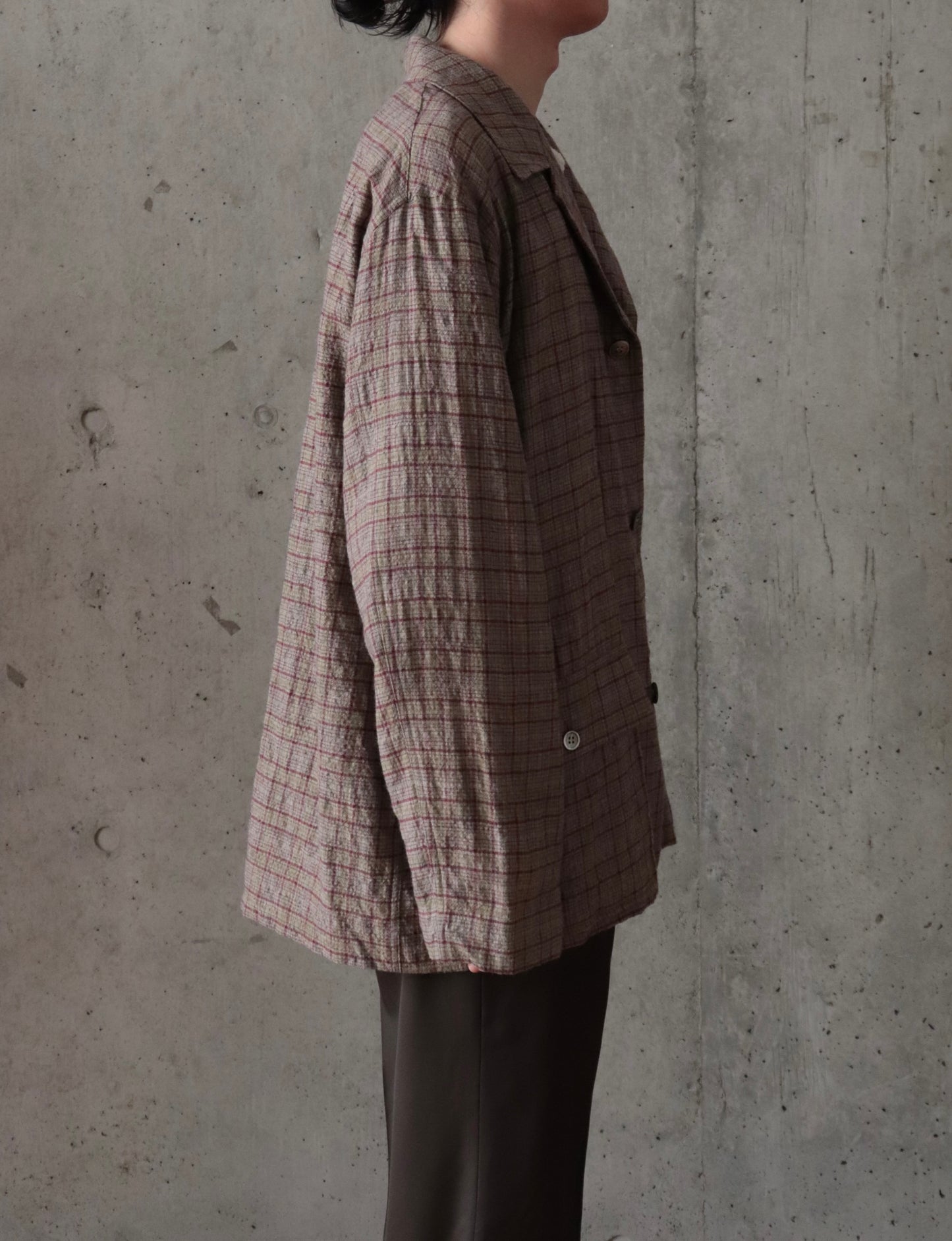 3 buttons shirt jacket