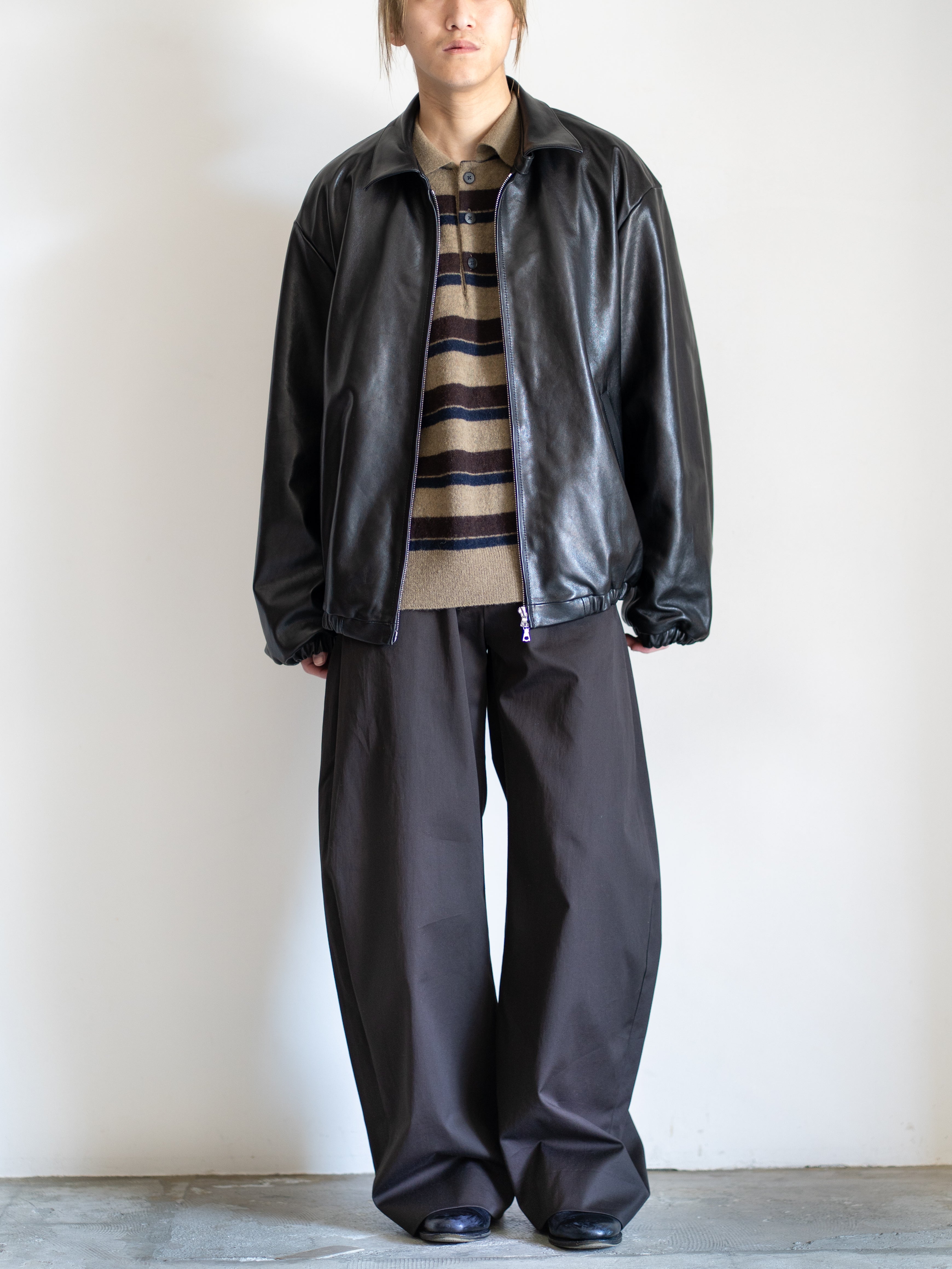ssstein | W/AL/NY KNIT STRIPE POLO LS – イデアル公式オンラインショップ
