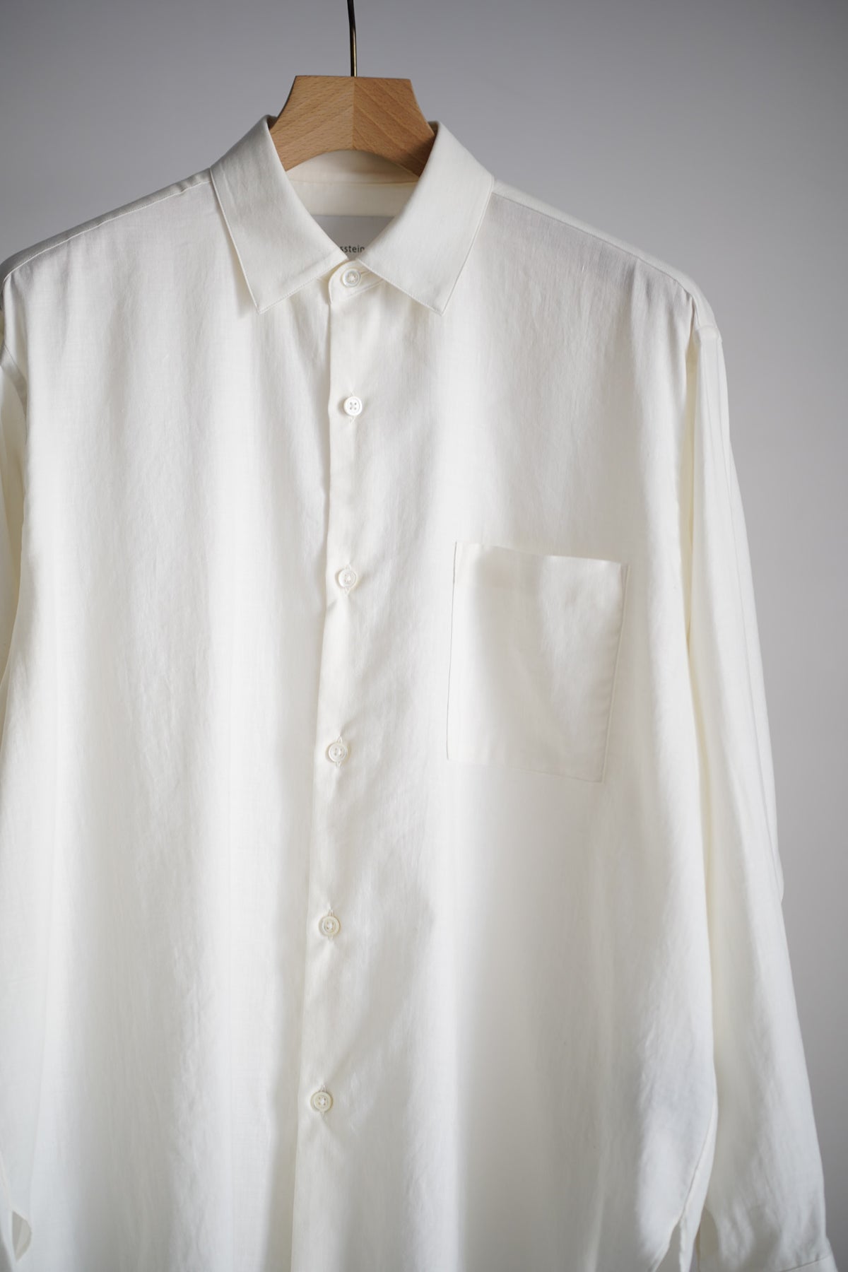 COTTON SILK OVERSIZED LS SHIRT