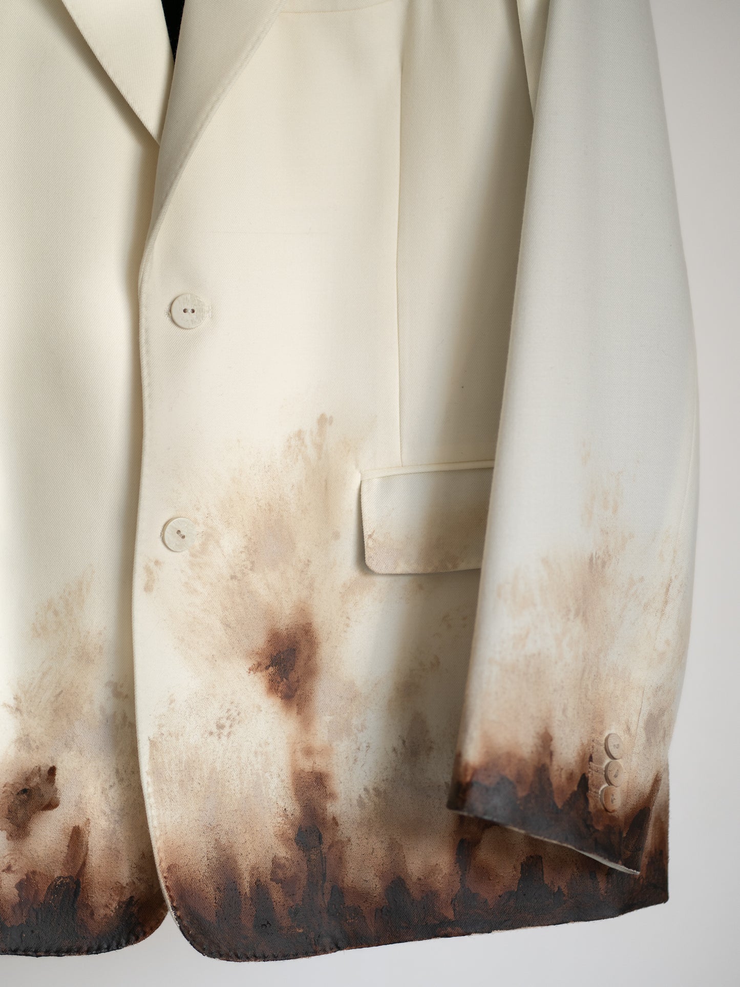 MUD-HAND-PAINTED TAILORED JACKET