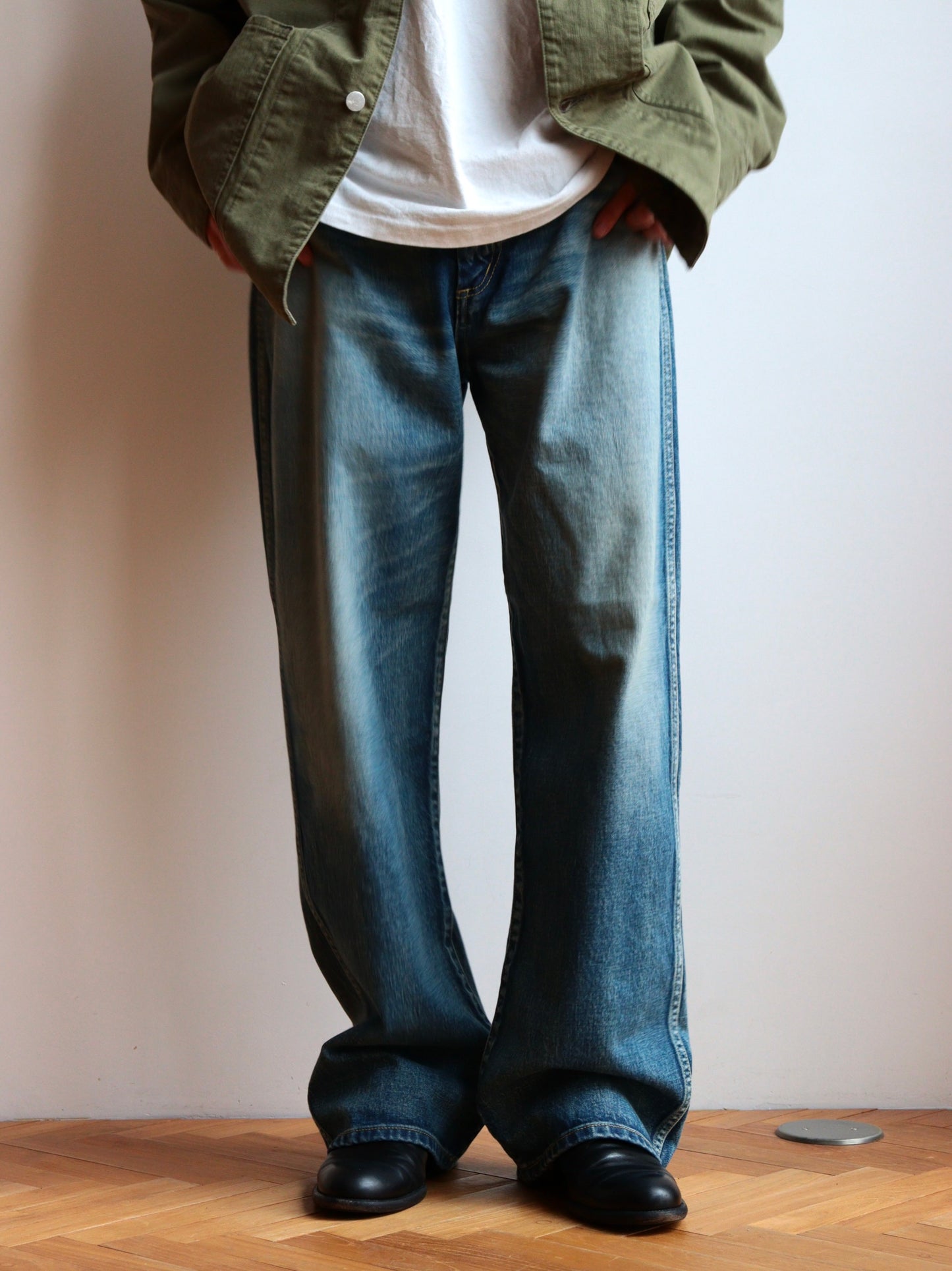 cattleman denim pant -painted-