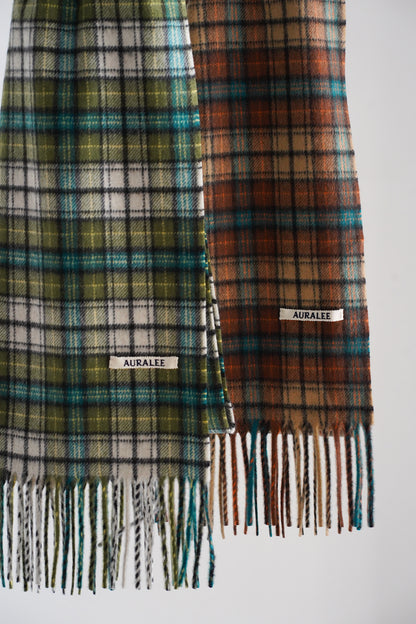 CASHMERE CHECK LONG STOLE