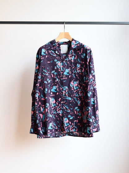 open collar shirt