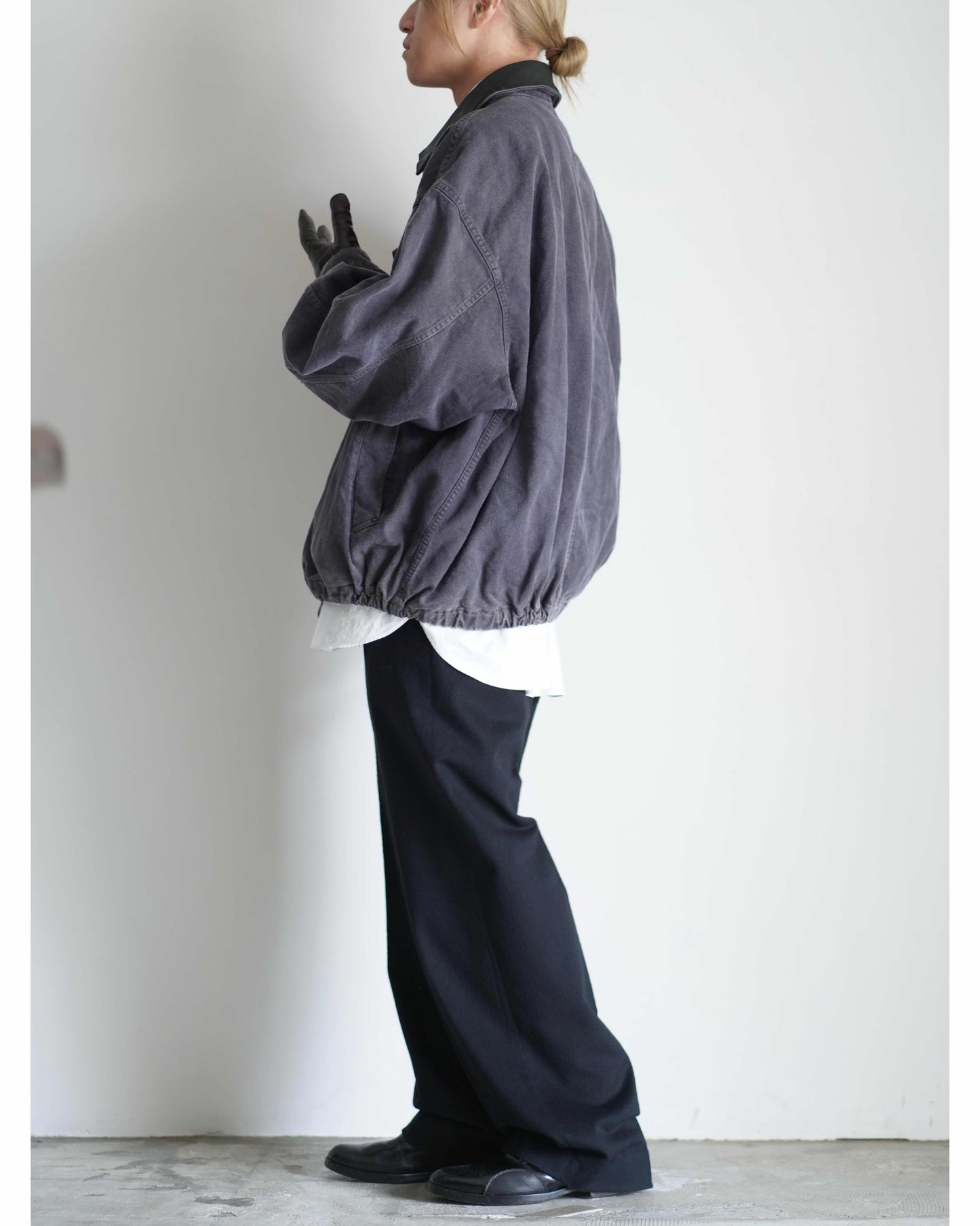 SULFUR DYED WHIP CORD VINTAGE ZIP JACKET