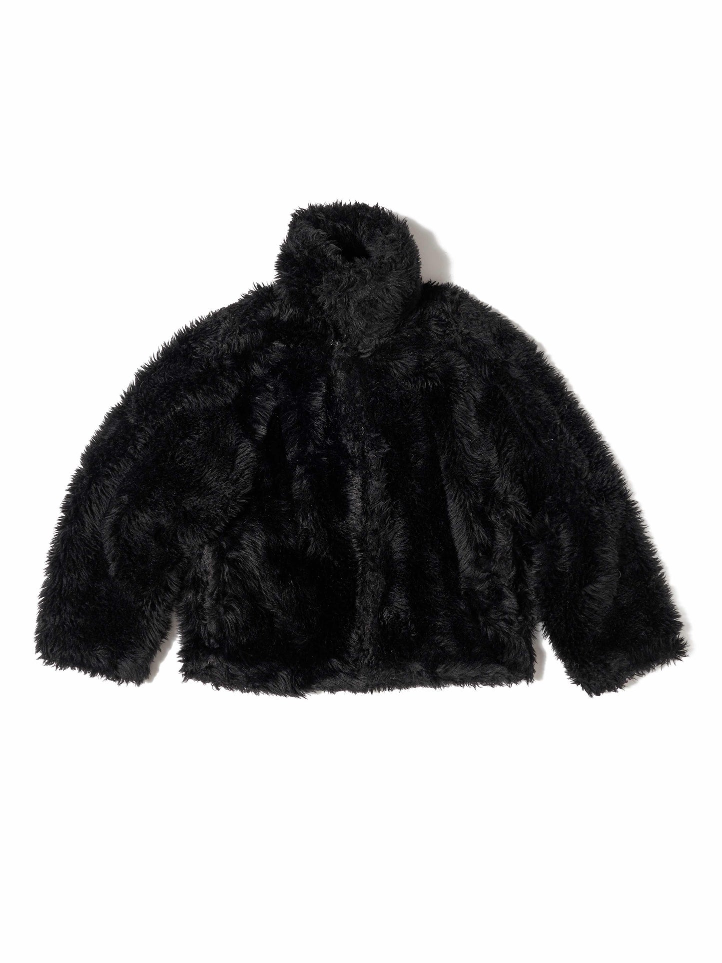SINISTER MOUTH FAUX FUR JACKET