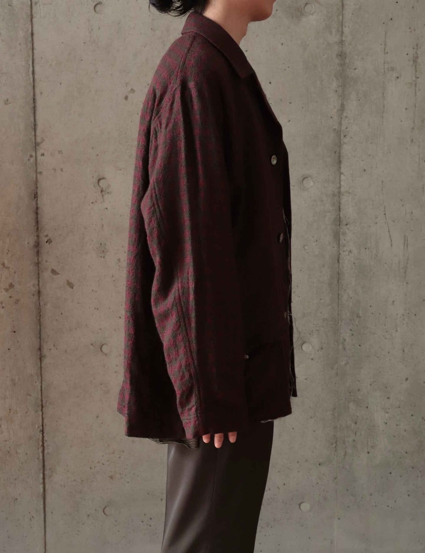 3 buttons shirt jacket