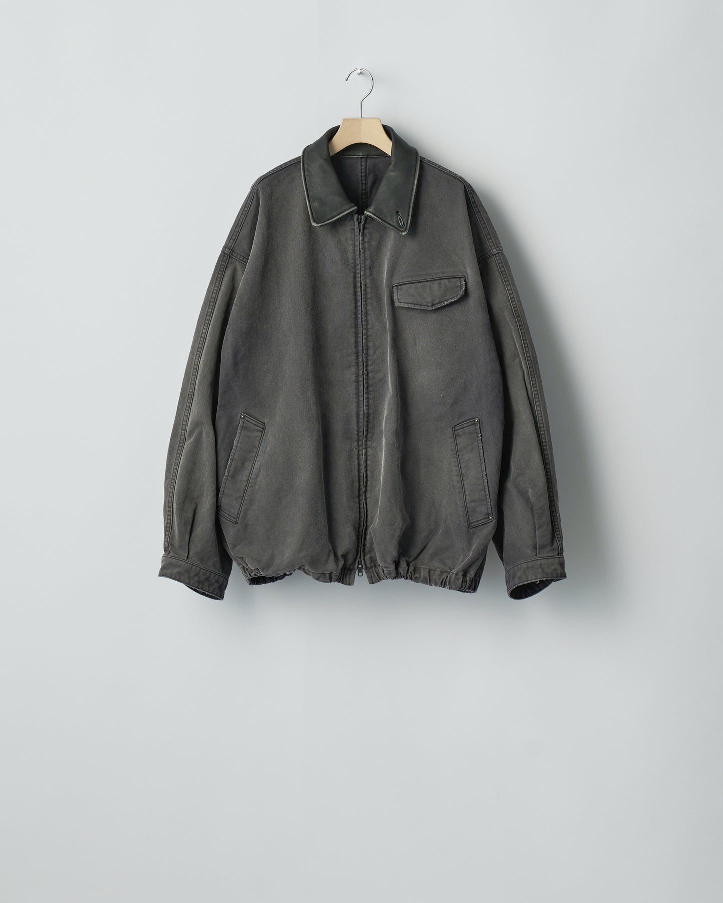 SULFUR DYED WHIP CORD VINTAGE ZIP JACKET