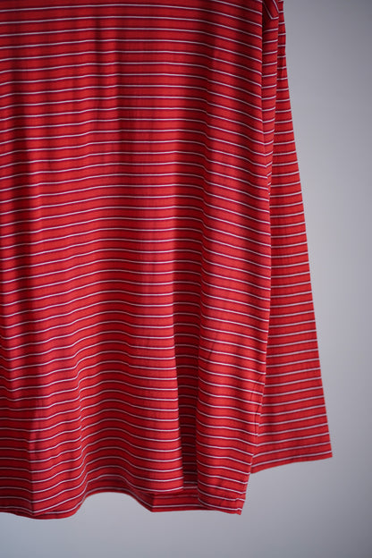 SOFT SMOOTH WOOL STRIPE JERSEY L/S TEE