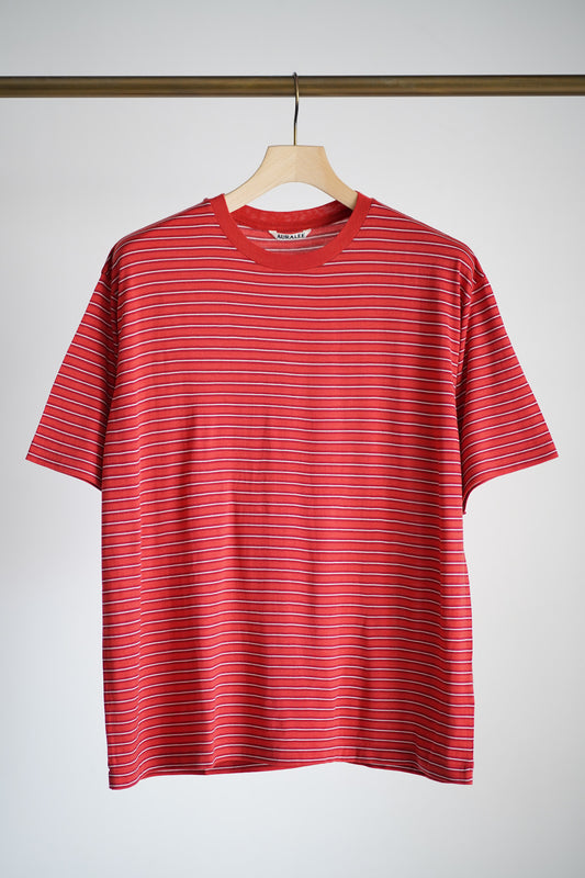 SOFT SMOOTH WOOL STRIPE JERSEY TEE