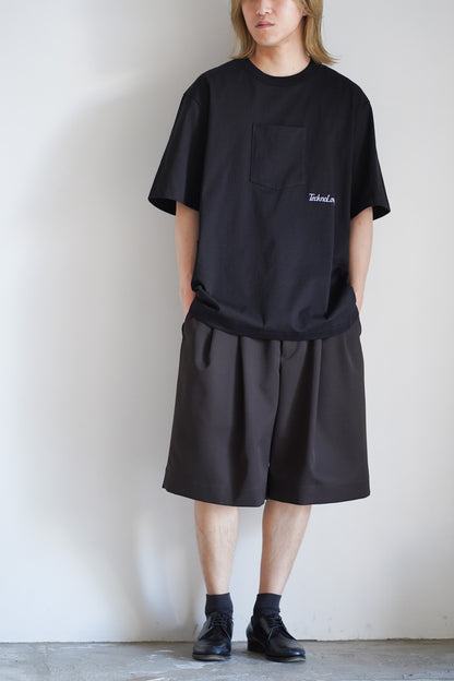 WIDE EASY SHORT TROUSERS