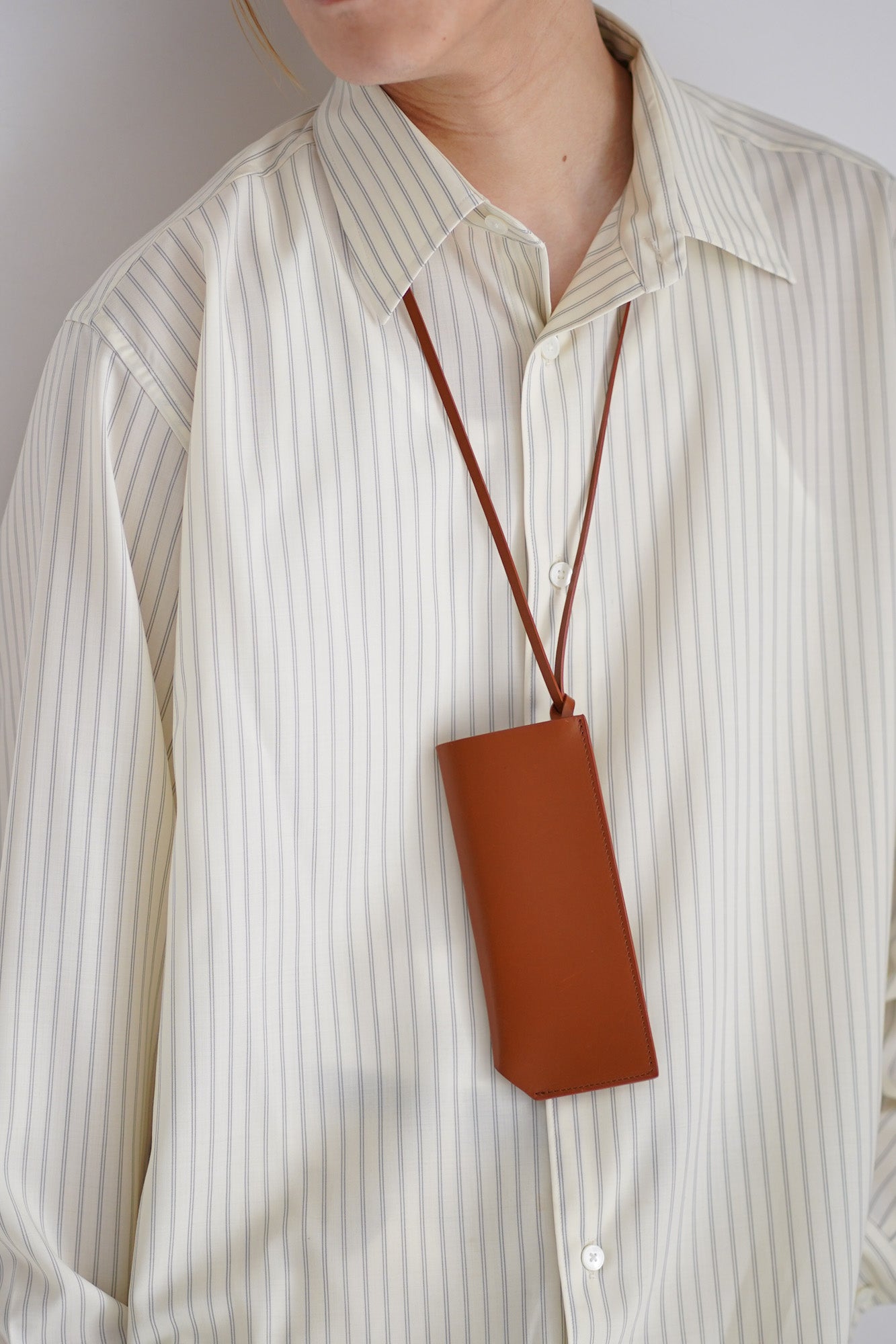 SUPER FINE WOOL STRIPE SHIRT