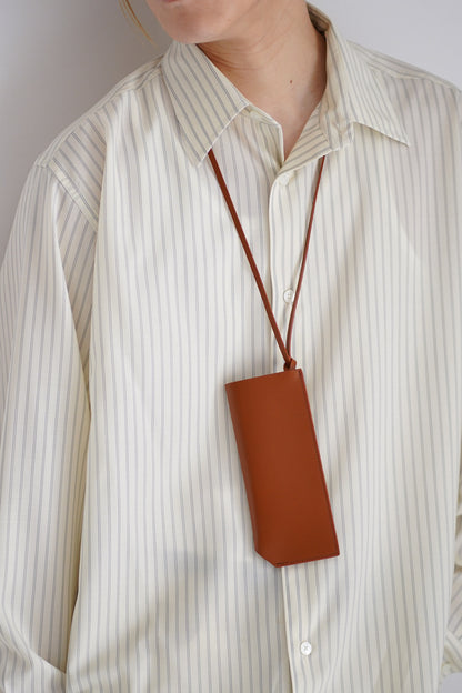 SUPER FINE WOOL STRIPE SHIRT