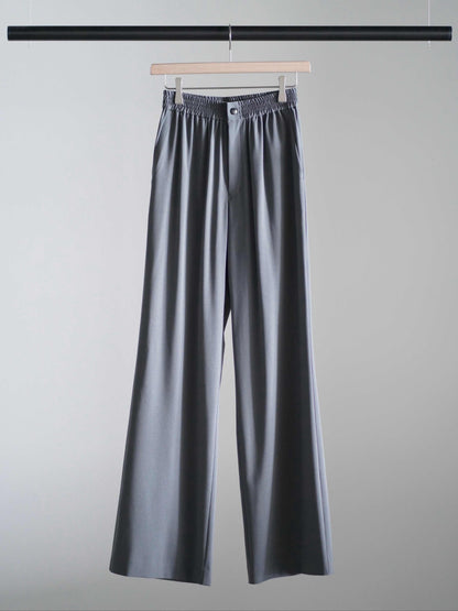 STRETCH WIDE-LEG PANTS