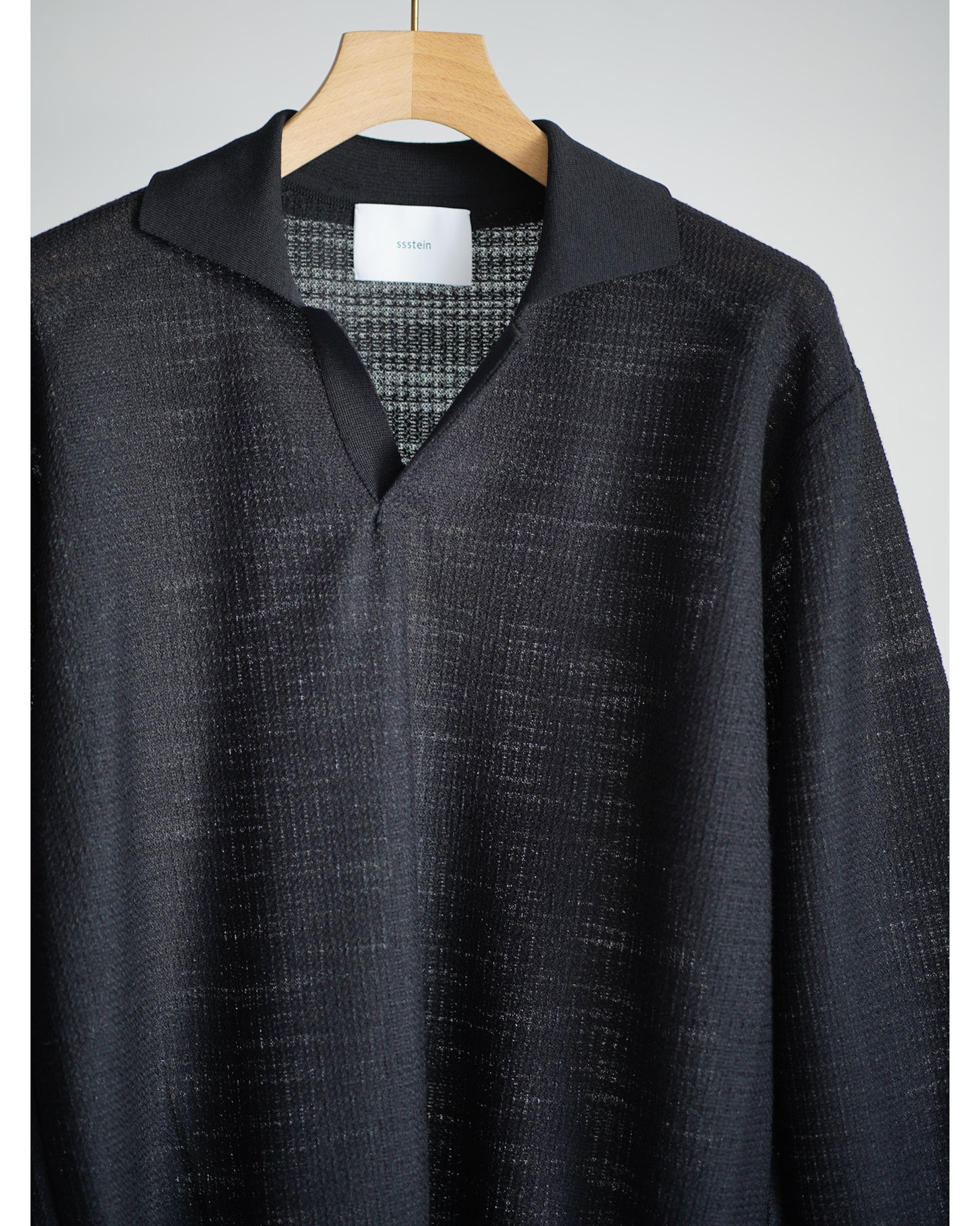 SLUB COTTON KNIT SKIPPER LS
