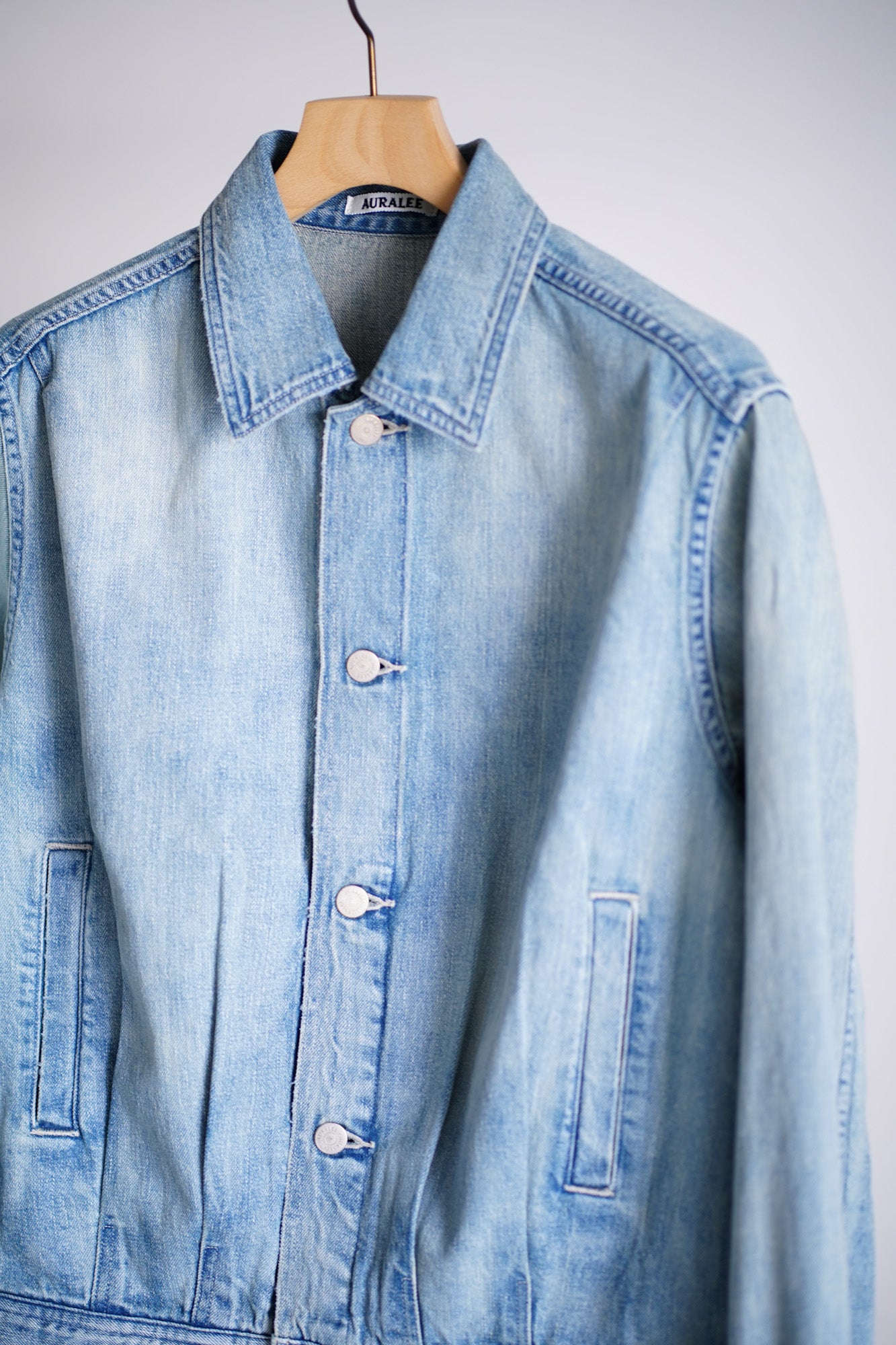 FADED SELVEDGE LIGHT DENIM BLOUSON