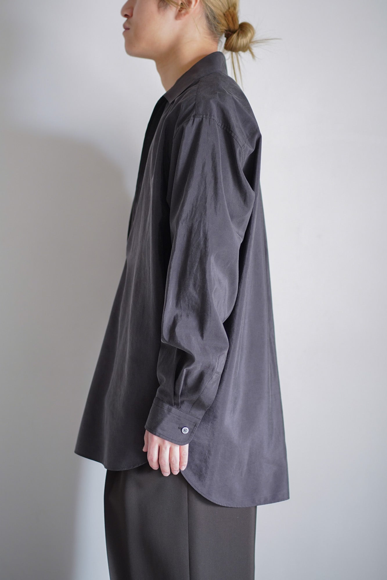 SILK NYLON SKIPPER SHIRT