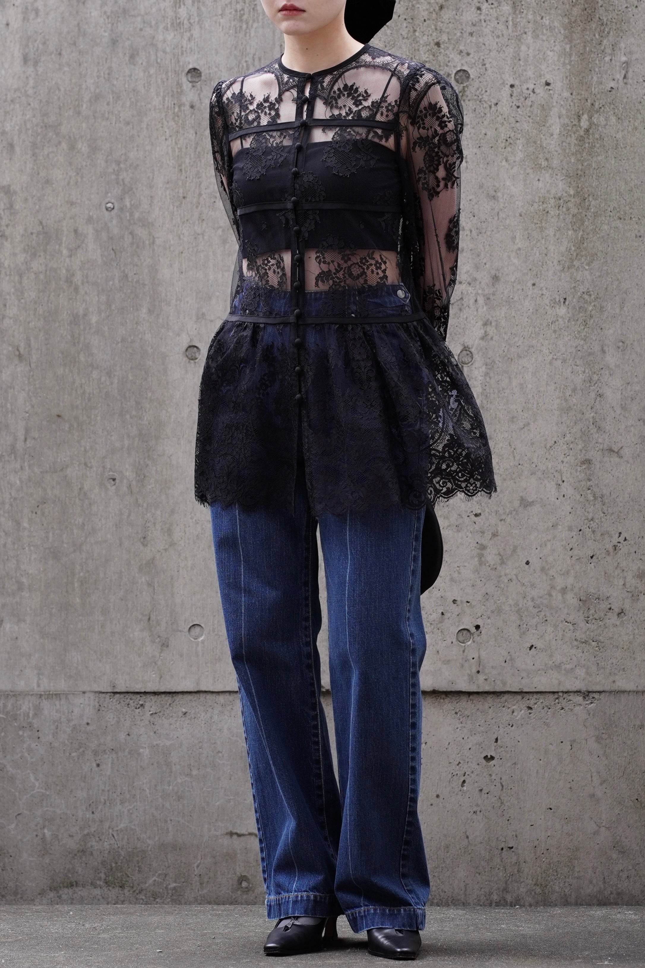 FETICO | LACE GATHERED BLOUSE | 公式通販 – イデアル公式オンライン
